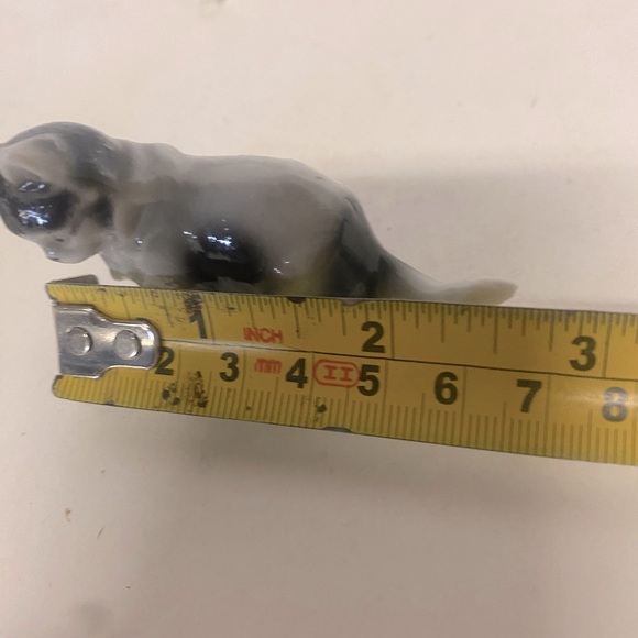 Set of Two Germany Porcelain Ceramic Grey & Black Cat Figurines. - Picture 12 of 12